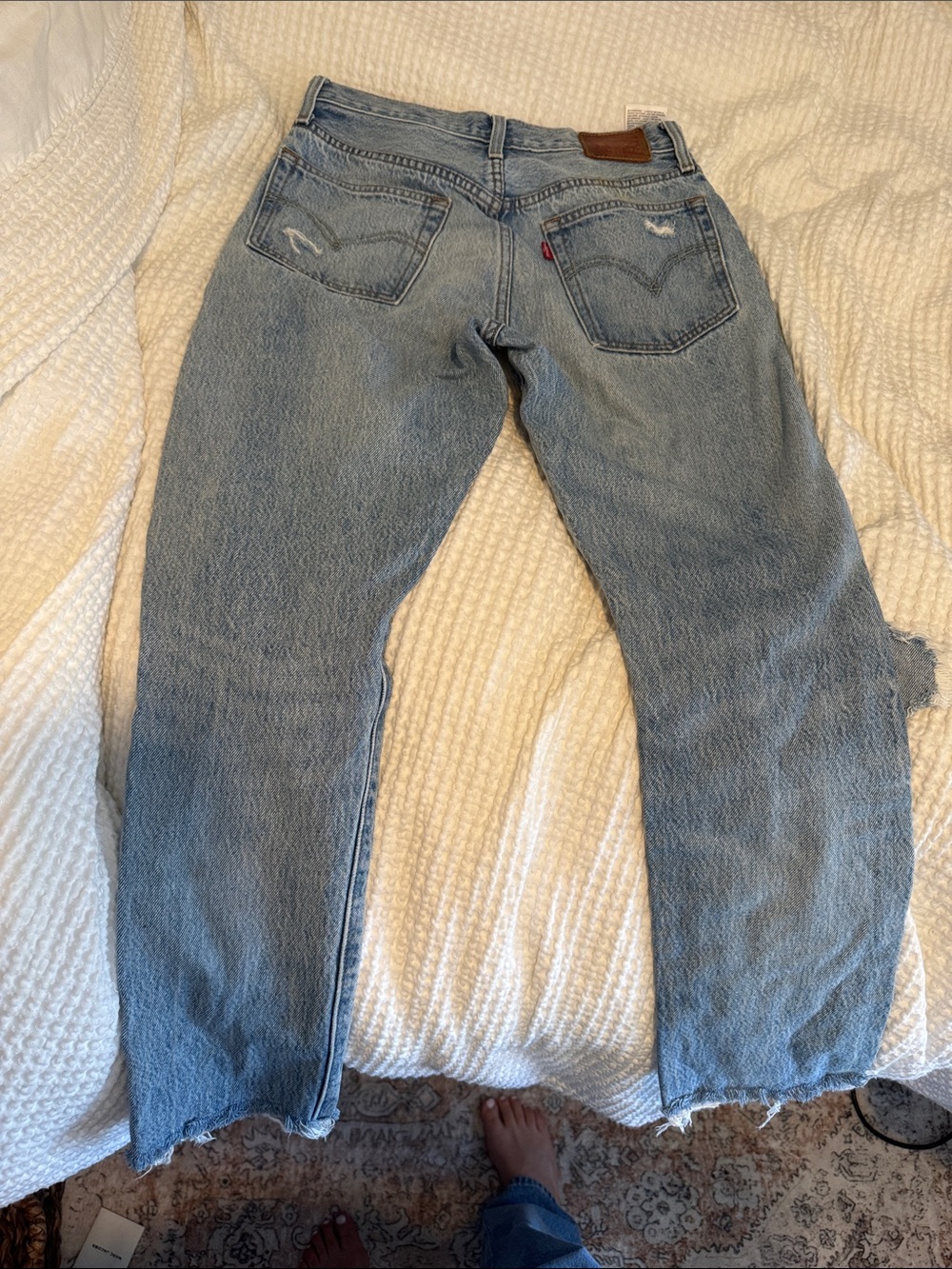Levi's Light Wash Classic 501s Denim Jeans